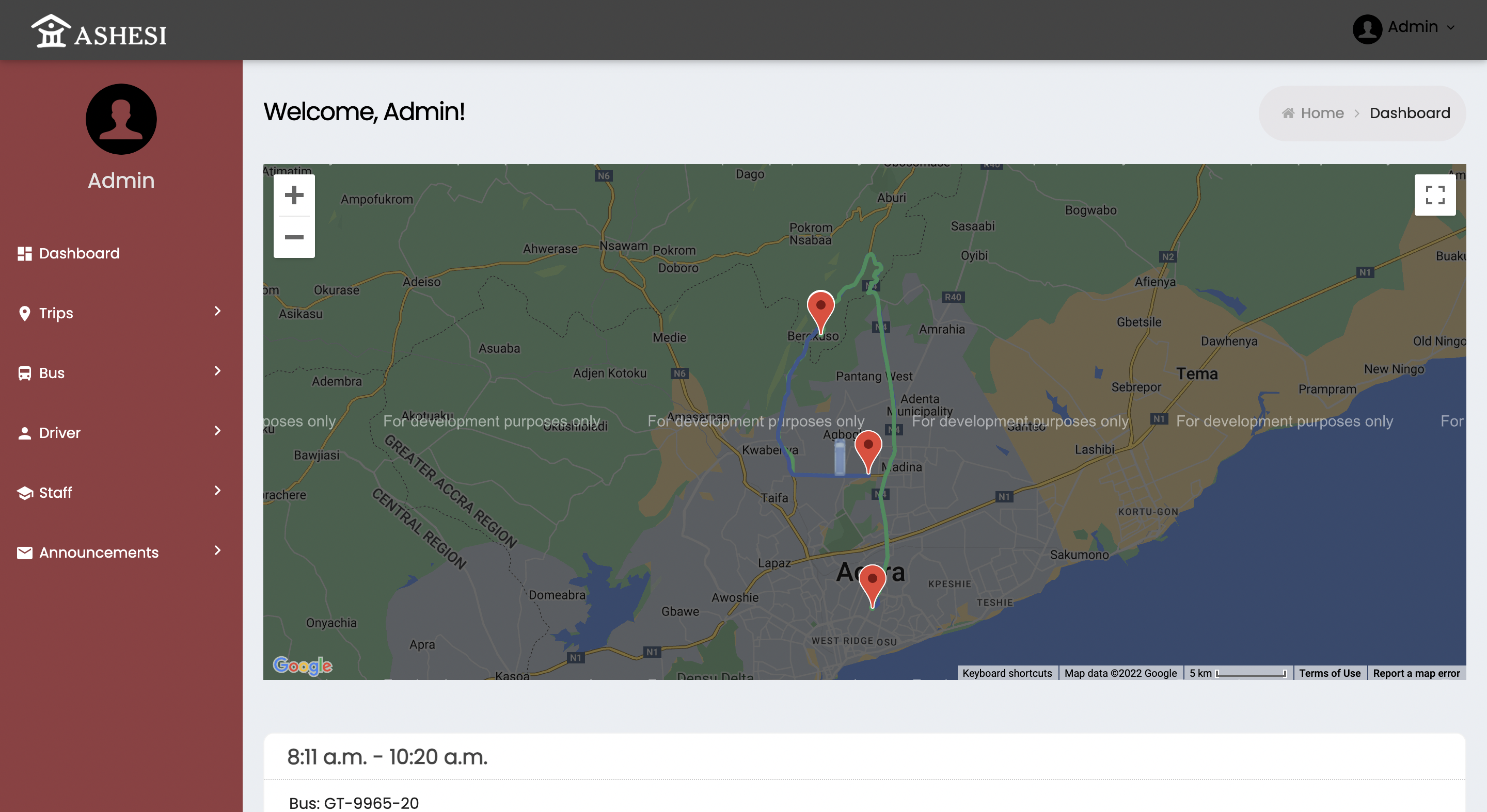 AshBus Project